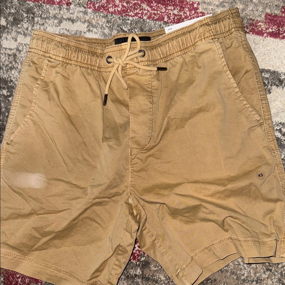 Tan Drawstring Shorts - Picture 4 of 4